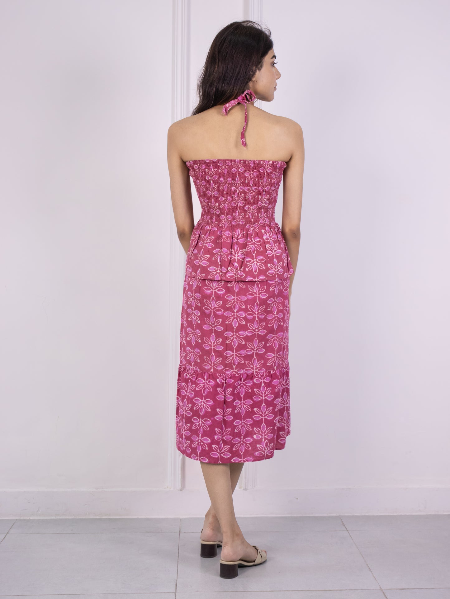 Pink Long Skirt / Dress