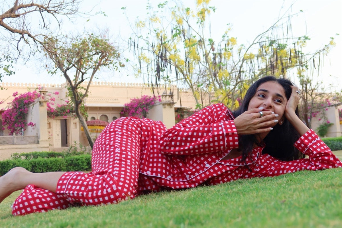 Red Pajama Set