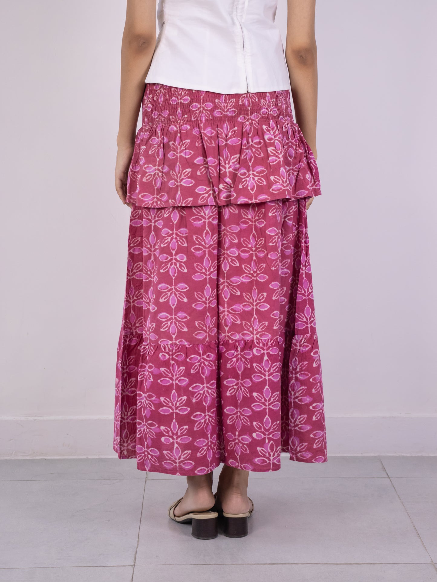 Pink Long Skirt / Dress