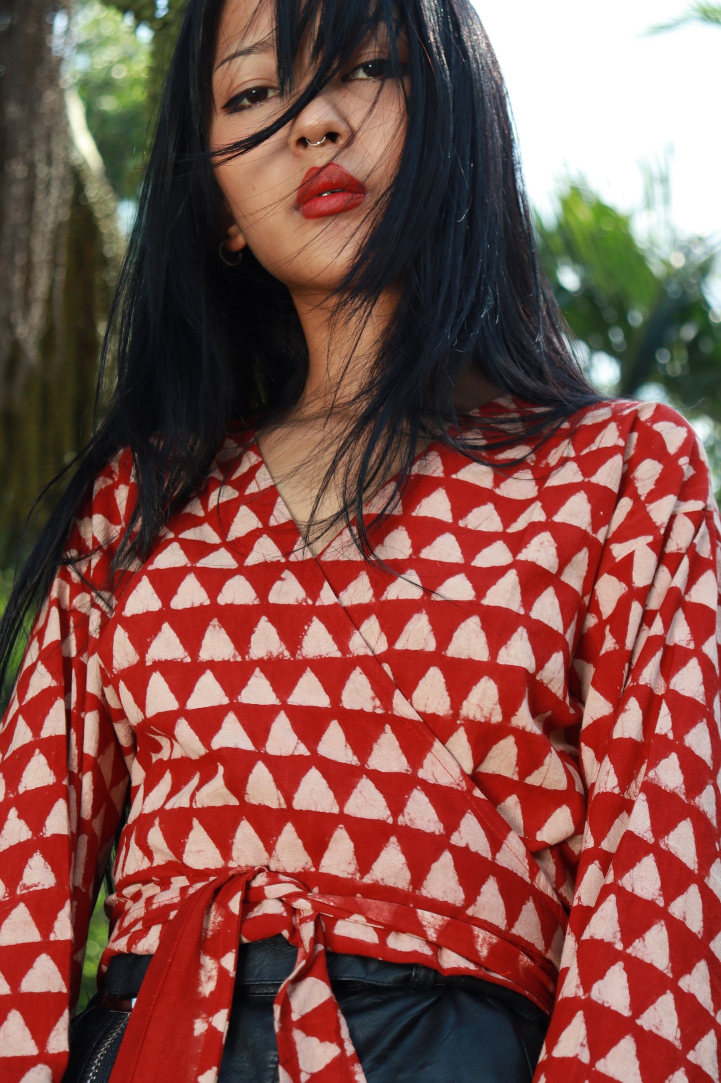Pearl Wrap Top