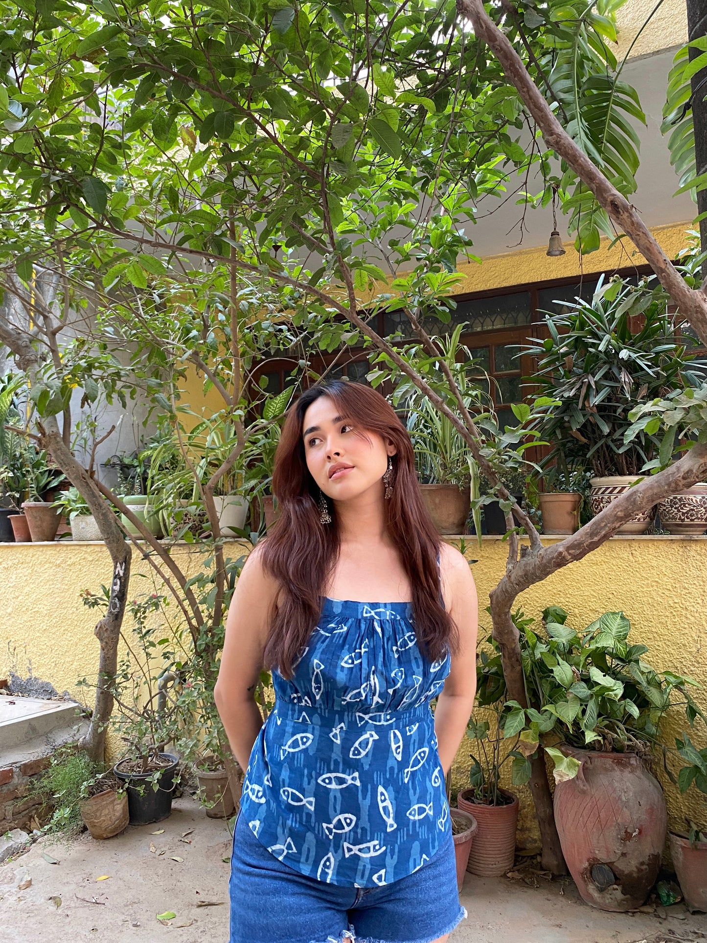 Blue Cami Top