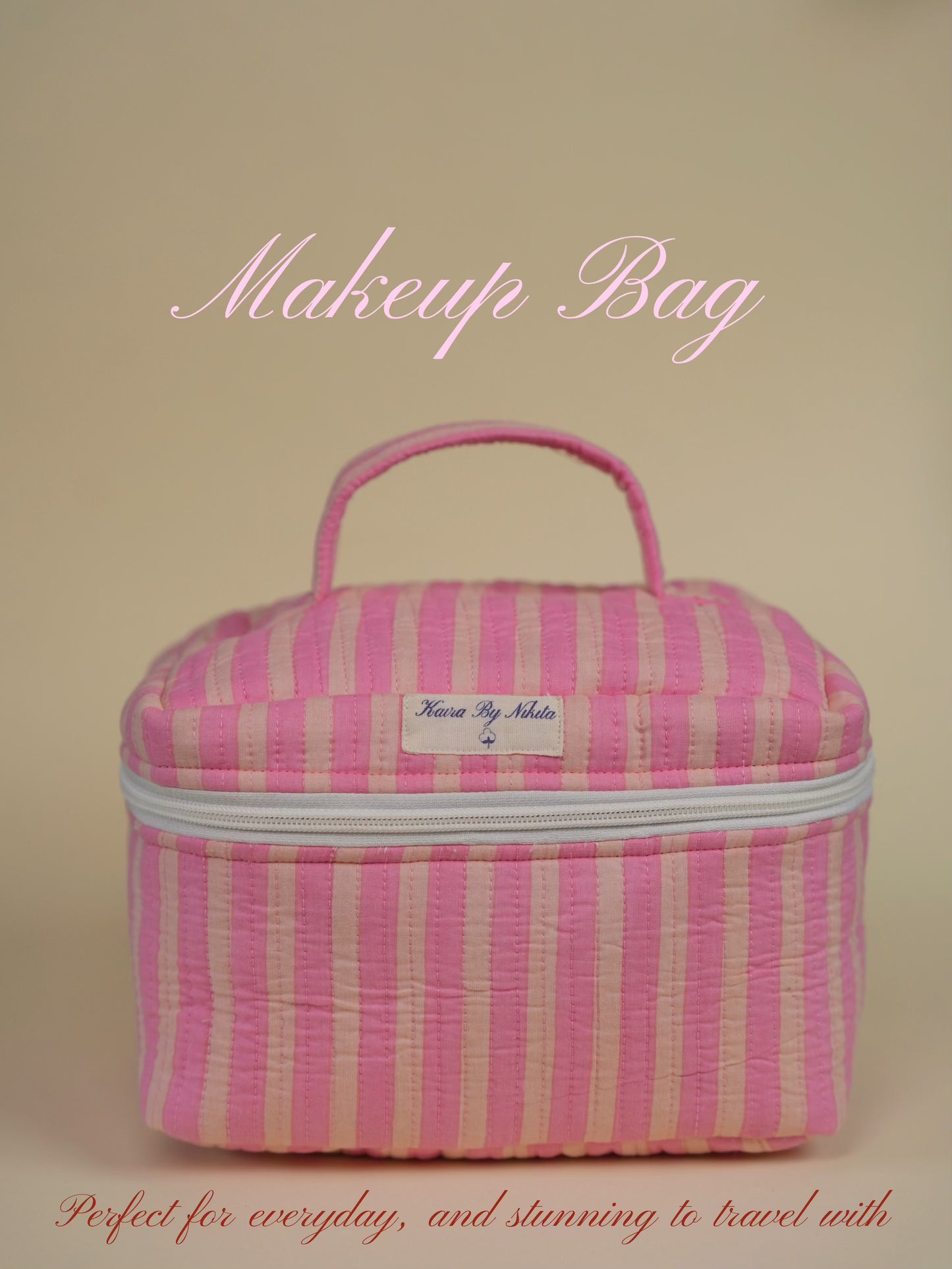 Rosy Makeup Vanity Bag