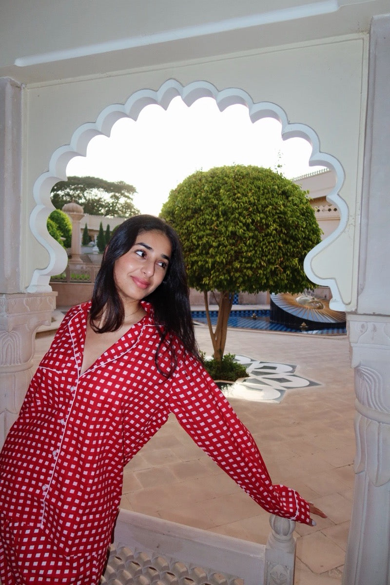 Red Pajama Set