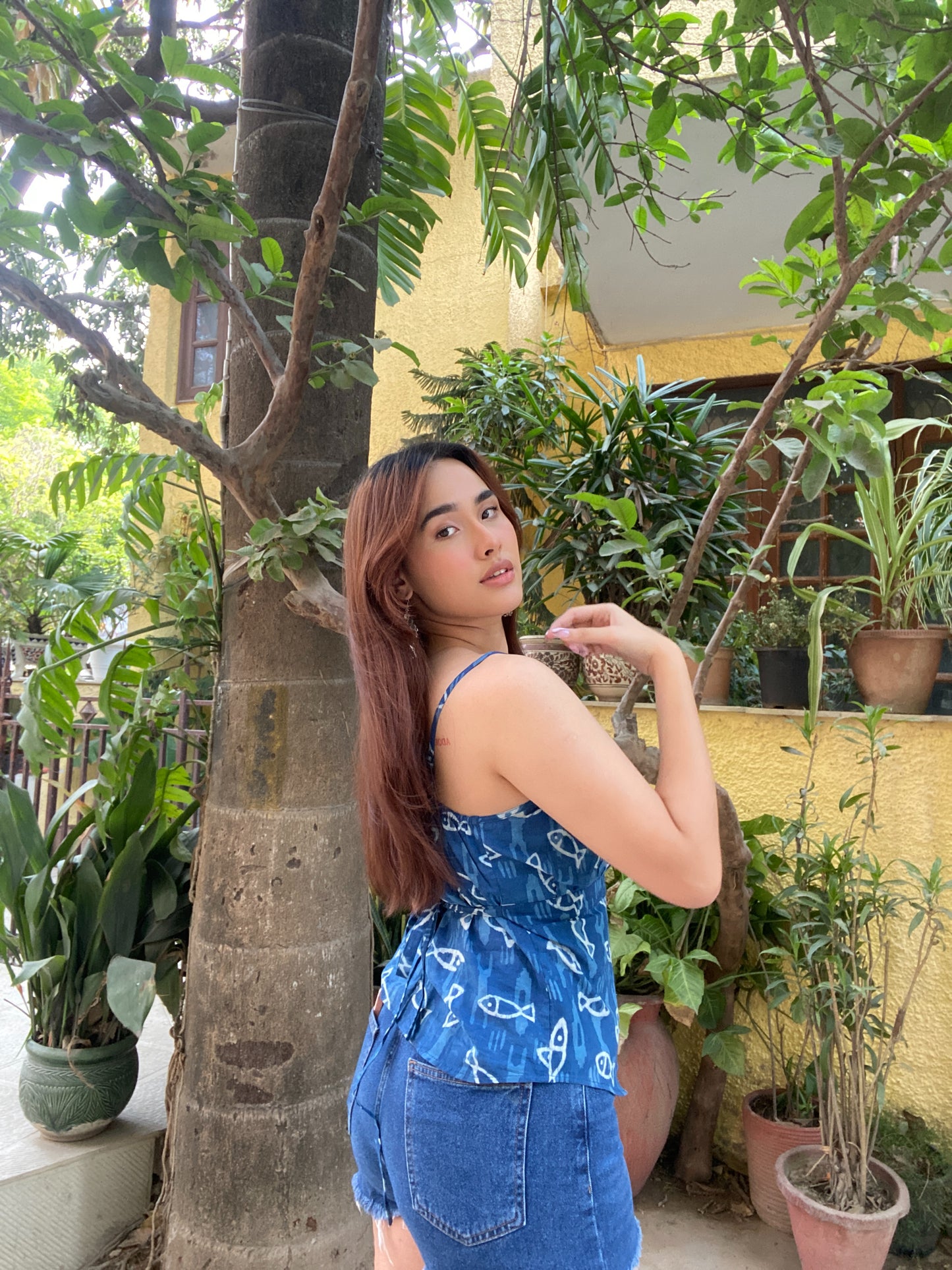 Blue Cami Top
